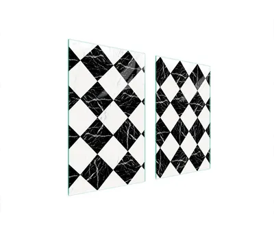 Produktbild von Glasschutzplatte Für Herd 75X52 Mosaik
