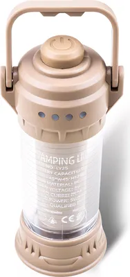 Obrázek produktu pro LED kempingová lucerna dobíjecí s dlouhou výdrží Venkovní stanové světlo Přenosná svítilna se 6 režimy osvětlení pro turistiku a backpacking Khaki
