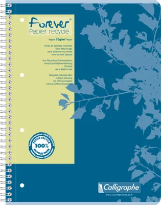 Produktbild von Calligraphe 5x Collegeblock A4+ Forever liniert 80 Blatt Calligraphe Blau 17428C