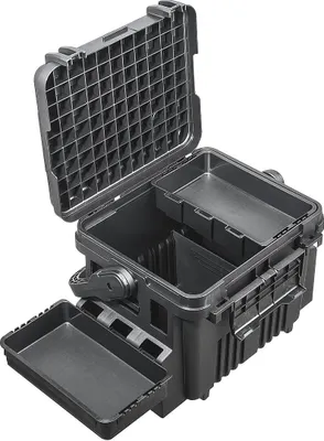 Produktbild von Meiho Multifunktionsbox schwarz Angelkoffer VS-7080