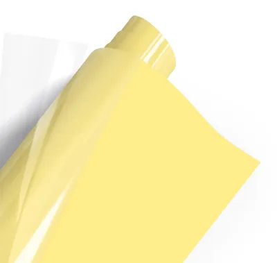Produktbild von POLI-FLEX PREMIUM Meterware - 694 PASTEL-YELLOW - Breite: 50cm