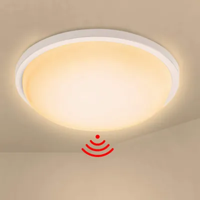 Obrázek produktu pro ACXIN LED stropní světlo s detektorem pohybu LED senzorové světlo Moderní indukční světlo Nástěnné světlo Chodbové světlo IP44 Vodotěsné (15W, teplá bílá)