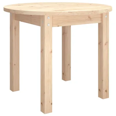 Image de vidaXL Table basse Ø 55x45 cm pin massif