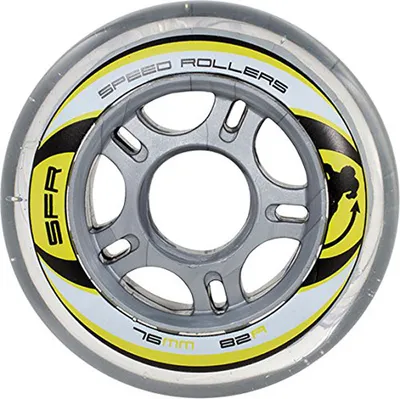 Produktbild von SFR Skaterollen 72 / 76 / 80 x 24 mm gelb