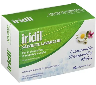 Immagine prodotto di Iridil Salviettine Lavaocchi 28 Pezzi
