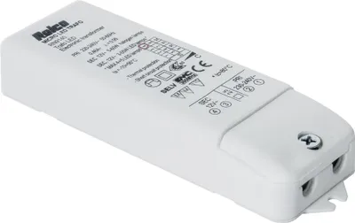 Imagen del producto de Transformador combinado Relco para LED/halógeno, 12V: LED de 3 a 55W, halógeno de 5 a 60W