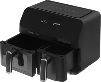 Produktbild von Zelmer ZAF9000 Heißluftfritteuse 5 5 l + 3 5 l 2700 W schwarz