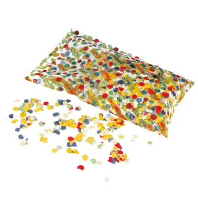 Produktbild von Konfetti papierowe w różnych kolorach 100 gr.