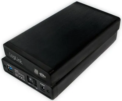 Immagine prodotto di LOGILINK LogiLink UA0284 custodia per unità di archiviazione Custodia per HDD nera da 3,5 pollici