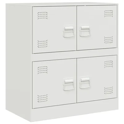 Image de Buffet blanc 67x39x73 cm acier