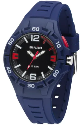 Produktbild von Sinar XB-37-2 Uhr Herrenuhr Silikon blau
