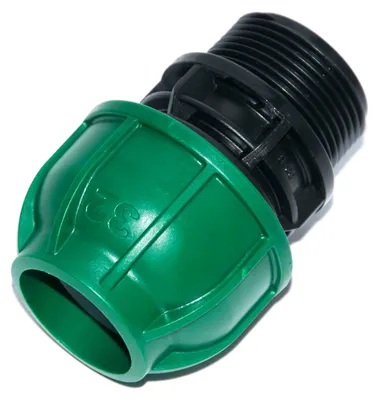 Image de Irritec Raccord Droit PE 32mm x 1 1/4'' Filetage Mâle