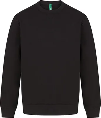 Produktbild von Henbury H840 | Uni Sustainable Sweatshirt - Farbe: Black - Größe: XL