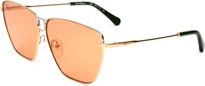 Produktbild von Ferragamo SF240S Yellow gold/orange 63/10/140 Damen Sonnenbrillen