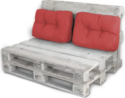 Produktbild von Lacestone Palettenkissen Set5 2xSeitenteile Rot MS-16957