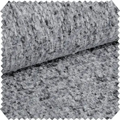 Produktbild von novely® MISCHLY Chenille Polsterstoff 430g/m² | Strapazierfähiger Melange Möbelstoff | Pflegeleichte Meterware | 1lfm - Farbe: 45 Dunkelgrau
