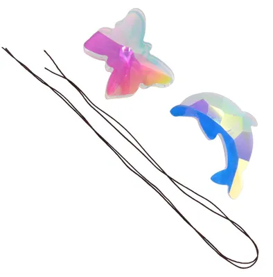 Kristall-Sonnenfänger, Regenbogen-Prisma, 2er-Set, für Fenster & Garten