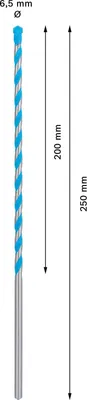 Obrázek produktu pro BOSCH 2608901482 BOSCH EXPERT CYL-9 MultiConstruction Betonbohrer, Ø 6,5 mm, 1 St.