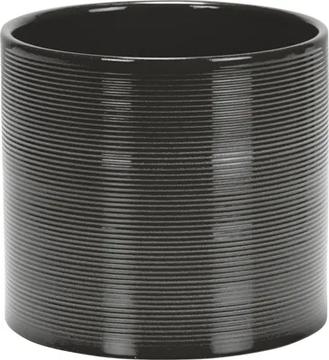 Produktbild von Scheurich Blumentopf aus Keramik,  Farbe: Glass Grey, 28 cm Durchmesser, 25 cm hoch, 13 l Vol.