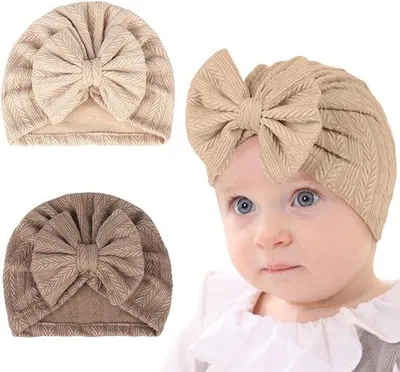 Produktbild von Famanu Babybandana-Mützen 2er-Pack - Mehrfarbig