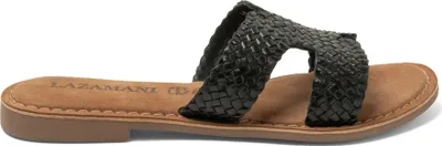 Produktbild von Lazamani Flor Damen Leder-Pantoletten Black Größe 38