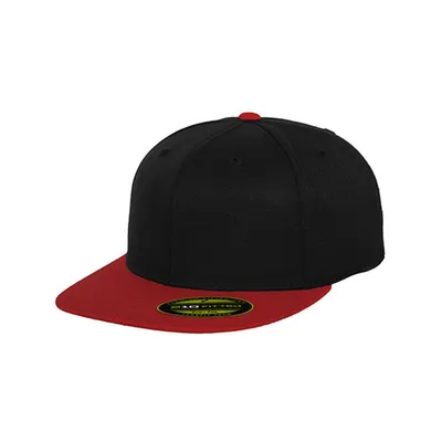 Obrázok produktu pre FLEXFIT 6210T | Dvojfarebná čiapka Premium 210 Fitted - farba: čierna/červená - veľkosť: L/XL (7 1/4 - 7 5/8)