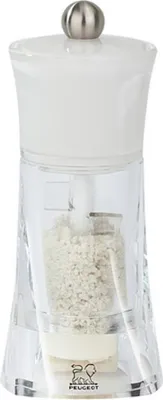 Image de PEUGEOT Moulin à sel marin Moulin à épices MOLÈNE 14 cm blanc 30391