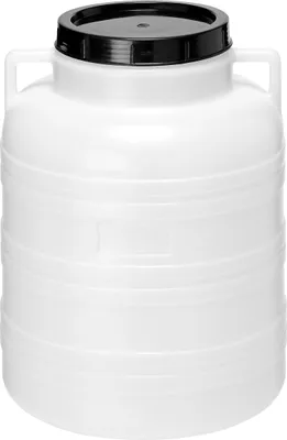 Produktbild von Garronda 40L Plastikfass Lebensmittelfass aus HDPE-Plastik für Haus&Garten GD-0078, Weiß