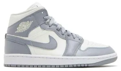 Produktbild von Air Jordan 1 Mid Grey Sail - EU: 42.5