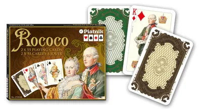 Immagine prodotto di Carte da gioco Piatnik 2 mazzi, Rococò