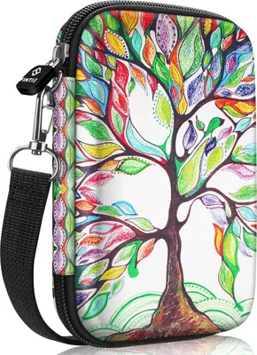 Produktbild von Fintie Tasche für Fujifilm Instax Mini Link 2 / Mini Link - Premium Starke Hartschalen Fotodrucker Tragen Fall Tragetasche Etui für HP Sprocket Plus/Select, Liebesbaum