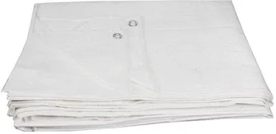 Zdjęcie produktu dla Plastikowa plandeka Robuust - Wodoodporna - Wykonana z tkaniny PE o gramaturze 100 g/m² - Odporna na promieniowanie UV - Wytrzymała na rozdarcia - Idealna do ogrodu, budowy lub kempingu - Plandeka