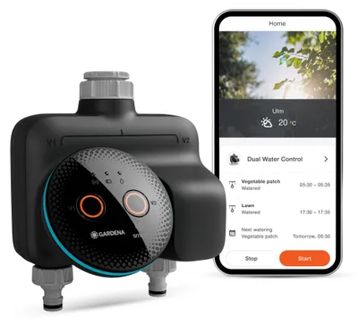 Produktbild von Gardena 19034-20 smart Dual Water Control Bewässerungssteuerung