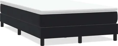 Immagine prodotto di Letto a Molle senza Materasso Nero 120x220 cm in Velluto