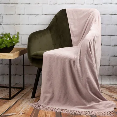 Produktbild von Eurofirany Decke Wohndecke Sofadecke Acryl 4 rosa 130x170 cm rosa
