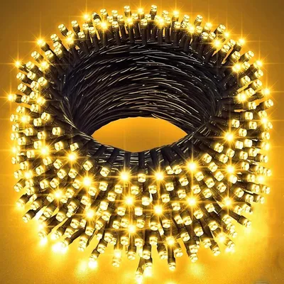 Produktbild von LED-Lichterkette 300 Stück, Warmweiß, 30 M, Für Außen Und Innen, Weihnachtsdekoration Für Baum, Zimmer, Garten