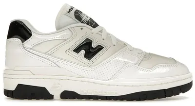 Image de New Balance 550, coloris "Sea Salt Black Patent" - Taille européenne 37,5