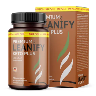 Produktbild von Premium Leanify Keto Plus Kapseln | Für Ihren Lifestyle | Schnelle Einnahme | 90 Kapseln
