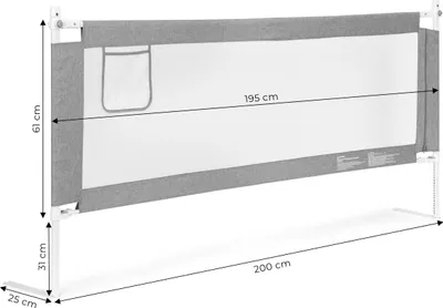 Produktbild von Homelux Sicherheitsgitter Geländer 200 cm