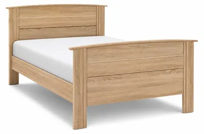 Produktbild von Seniorenbett 100x200 Komfortbett Eiche sonoma Nachbildung #4197