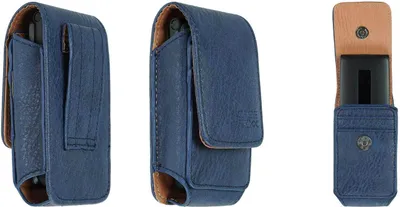 Produktbild von caseroxx Handy-Tasche für Senioren Mobiltelefone von diversen Herstellern - Doro - Nokia - Emporia - Beafon - SPC - etc. mit Gürtelschlaufe in verschiedenen Farben blau
