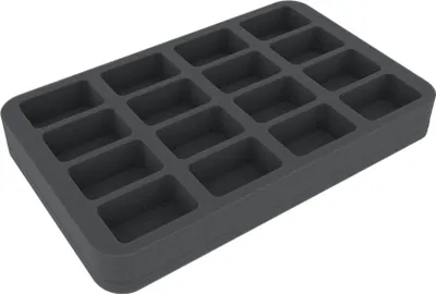 Produktbild von Schaumstoffeinlage 16 Fächer für Necromunda Miniaturen
