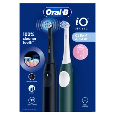 Produktbild von Oral-B iO Series 2 Night Black/Forest Gr Elektrische Zahnbürsten