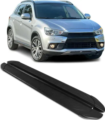 Image de Marchepieds Latéraux pédale pour Mitsubishi ASX 2010-2024 2Pcs Aluminium Noir