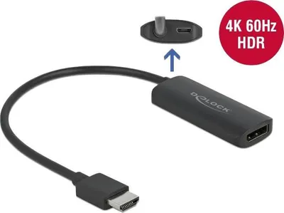 Produktbild von Delock Video- / Audio-Adapter - HDMI, Mikro-USB Typ B (nur Strom)