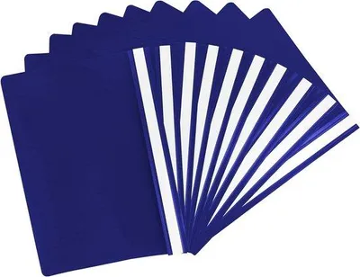 Immagine prodotto di Carta trasparente A4 - Cartellina per progetti - Organizzazione dei documenti - Foglio trasparente - 10 pezzi - Blu scuro