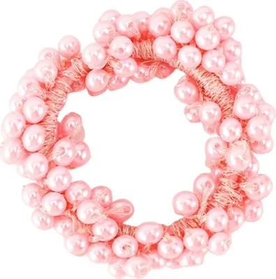 Produktbild von Haarspange mit Perlen - rosa