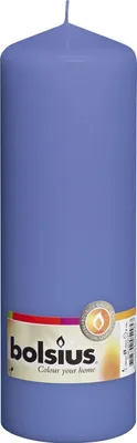Obrázek produktu pro bolsius 103615570162 Svíčka ve tvaru sloupku - chrpově modrá, 200 x 70 mm