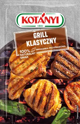 Zdjęcie produktu dla Kotanyi Mieszanka Przypraw Grill Klasyczny - Przyprawa do Grilla Mięs 25g