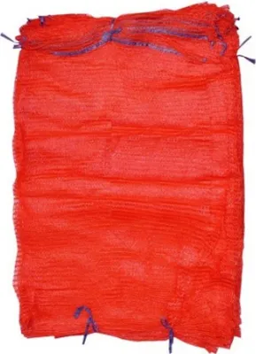 Produktbild von MIKONI Raschelsäcke 42x60cm | ROT | 100 Stück | Netzsäcke Zwiebelsäcke Kartoffelsäcke Netzsack Brennholzsäcke Raschelsäcke Holzsäcke Obstsäcke